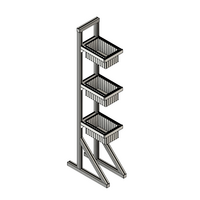 40-160-3SS MODULAR SOLUTIONS GUSSET BRACKET<BR>18.5MM X 45MM WITH STAINLESS STEEL HARDWARE REINFORCEMENT ANGLE